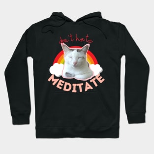 Don't Hate, Meditate (Rainbow Zen) Hoodie